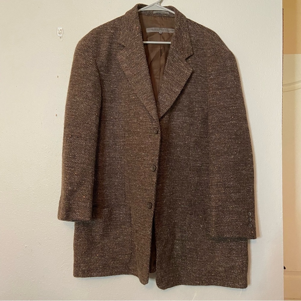 Le Collezioni Structure Mens Blazer Suit Made In Italy Wool Blend Size XL